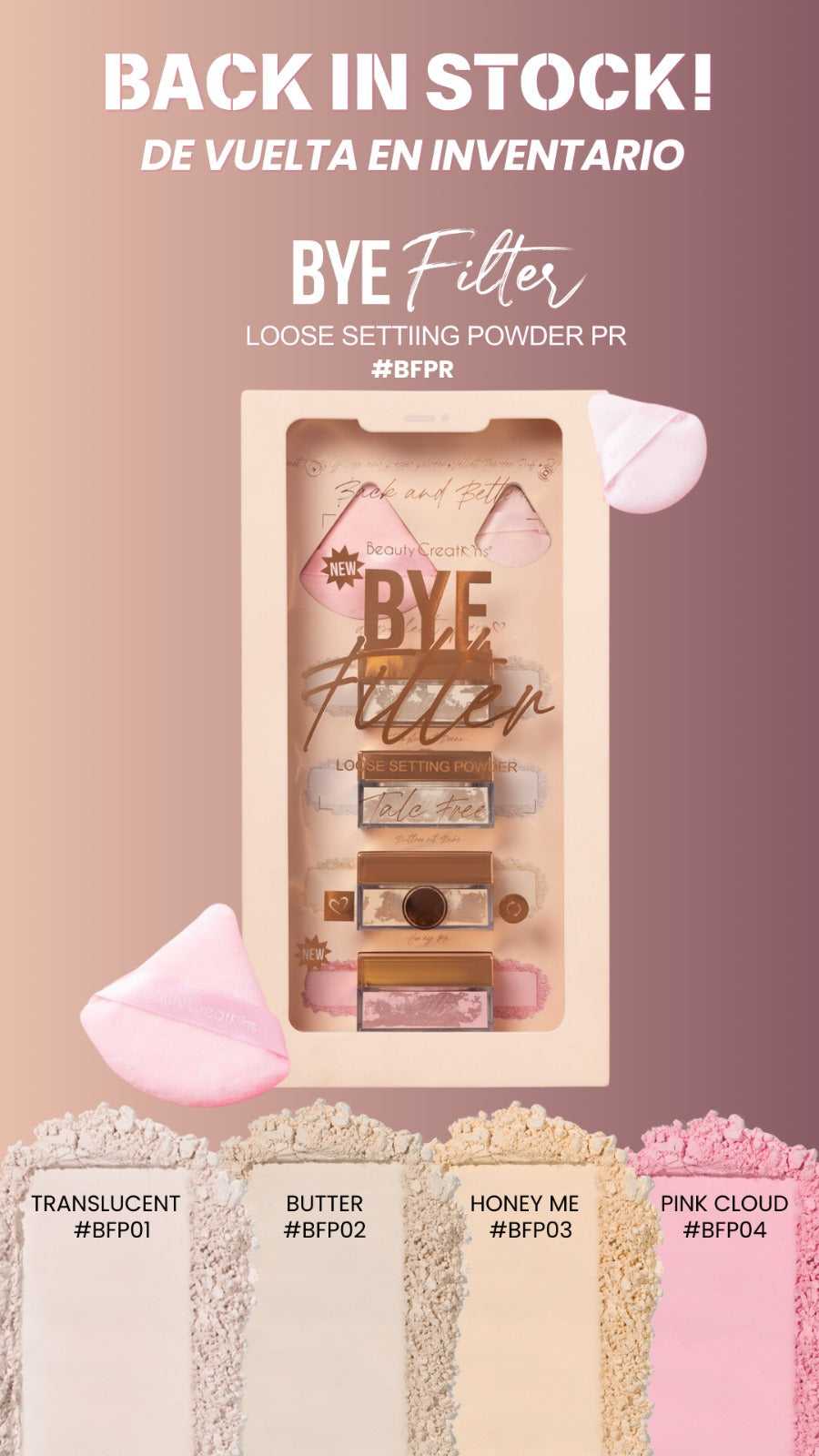 Bye Filter Loose Setting Powder PR - Beauty Creations