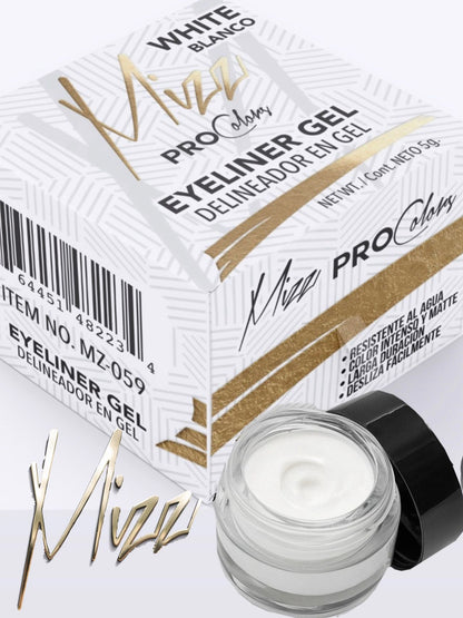 DELINEADOR EN GEL BLANCO  | MIZZ BRUSHES