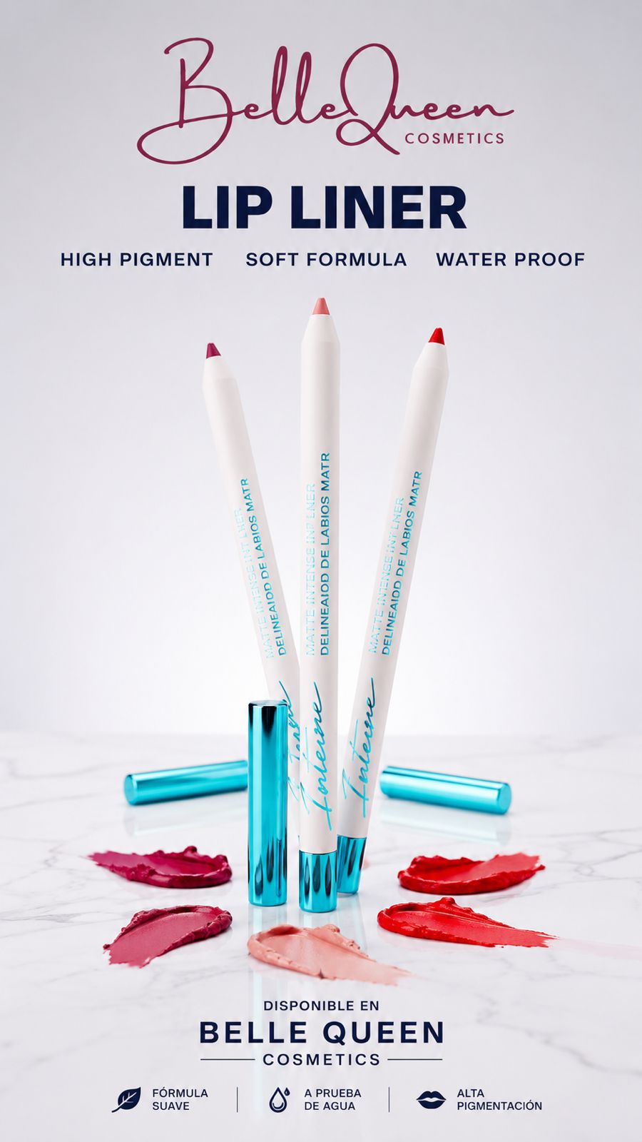Matte intense Lip Liner - Delineador de Labios - Arantza