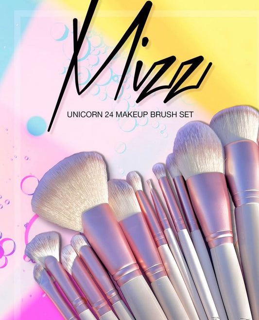 Unicornio Set Brochas Mizz Brushes 24 Piezas  | Mizz Brushes