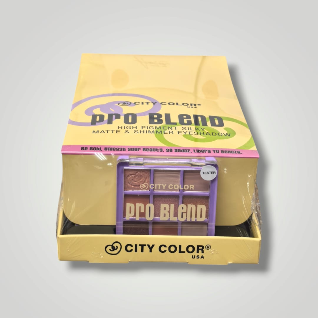 Pro Blend Eyeshadow Palette Display | City Color