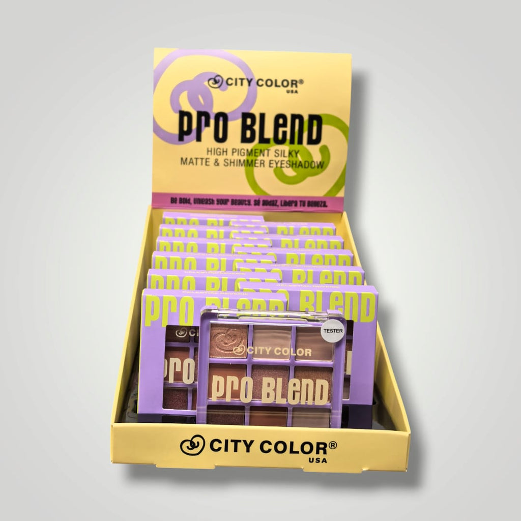 Pro Blend Eyeshadow Palette Display | City Color