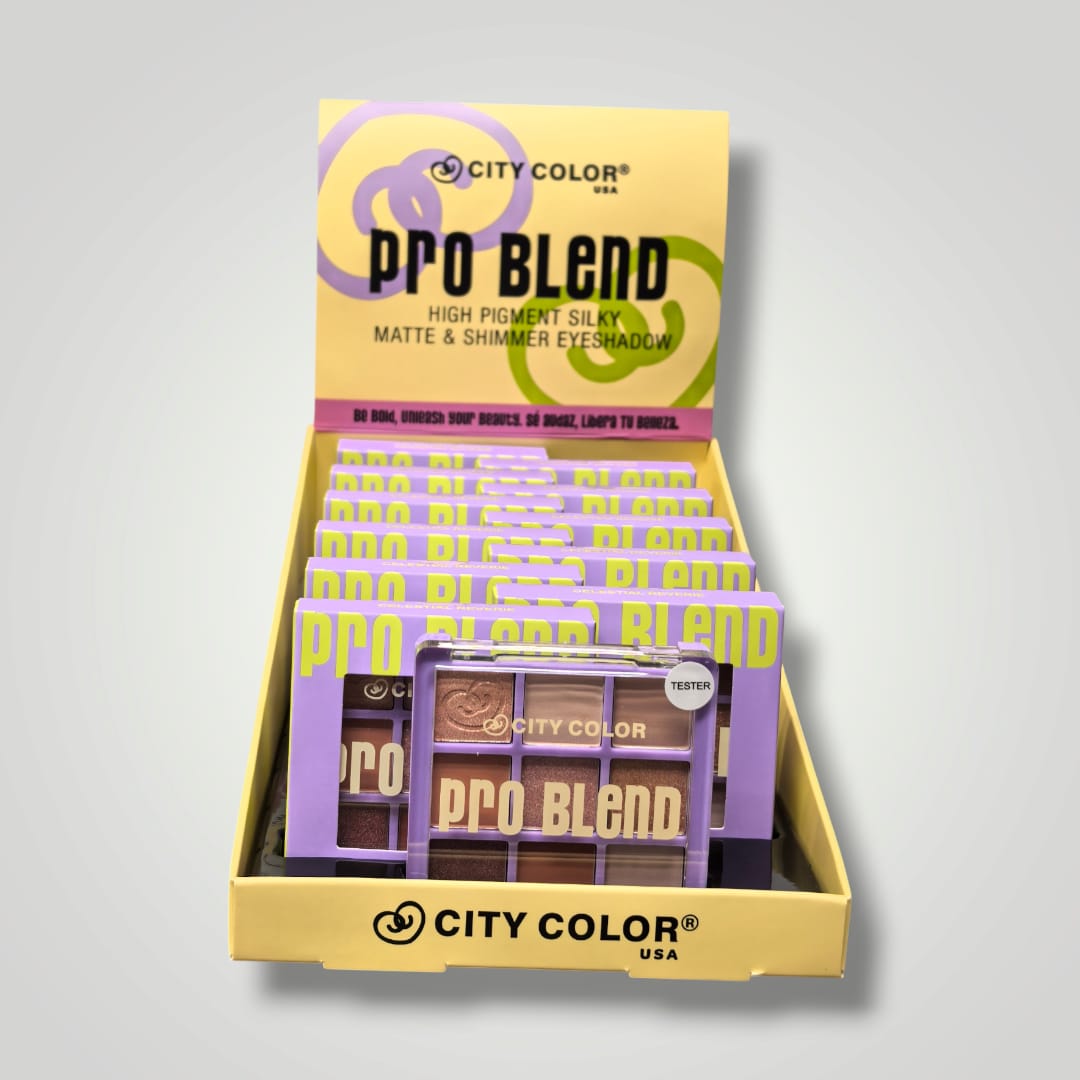 Pro Blend Eyeshadow Palette Display | City Color