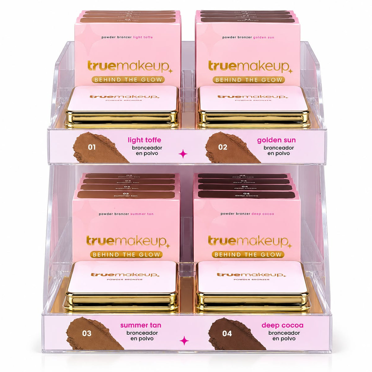 EXHIBIDOR CONTORNO EN POLVO COMPACTO | TRUE MAKEUP