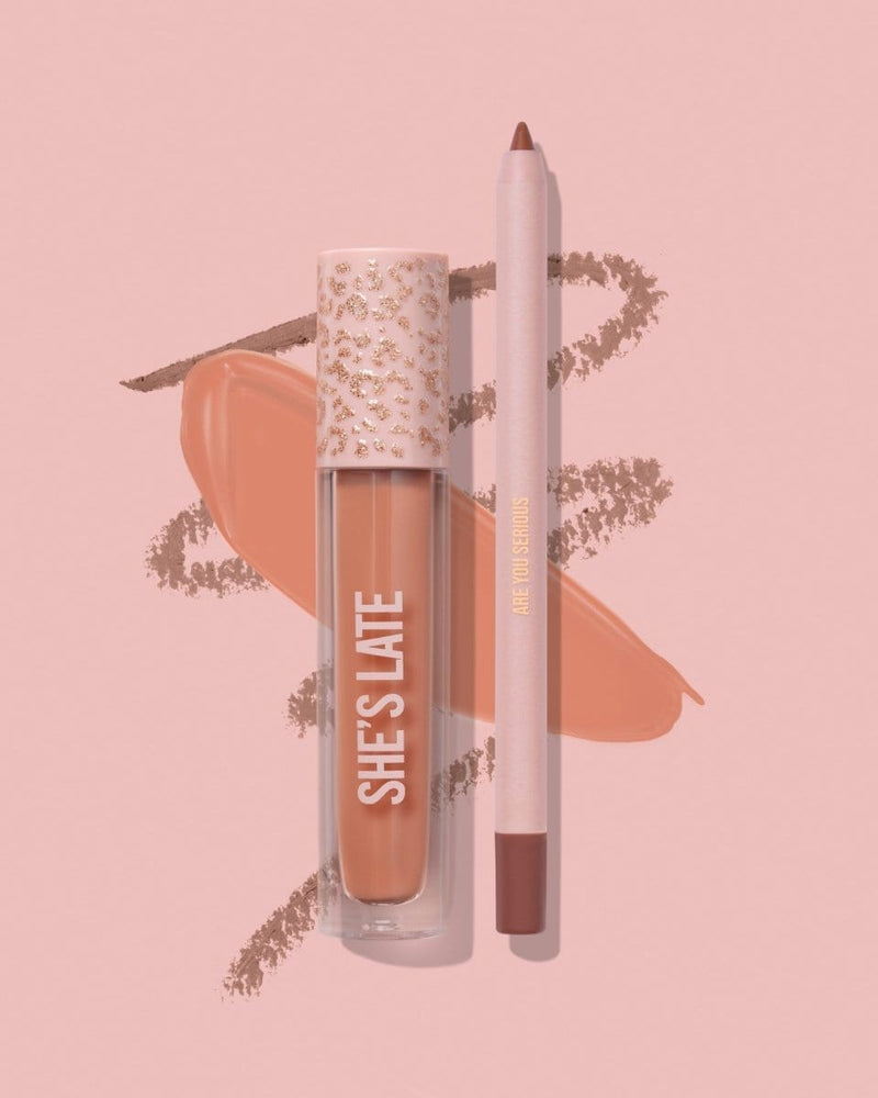 She's Late Dúo de labios Availabilippy Lip Kits | Beauty Creations