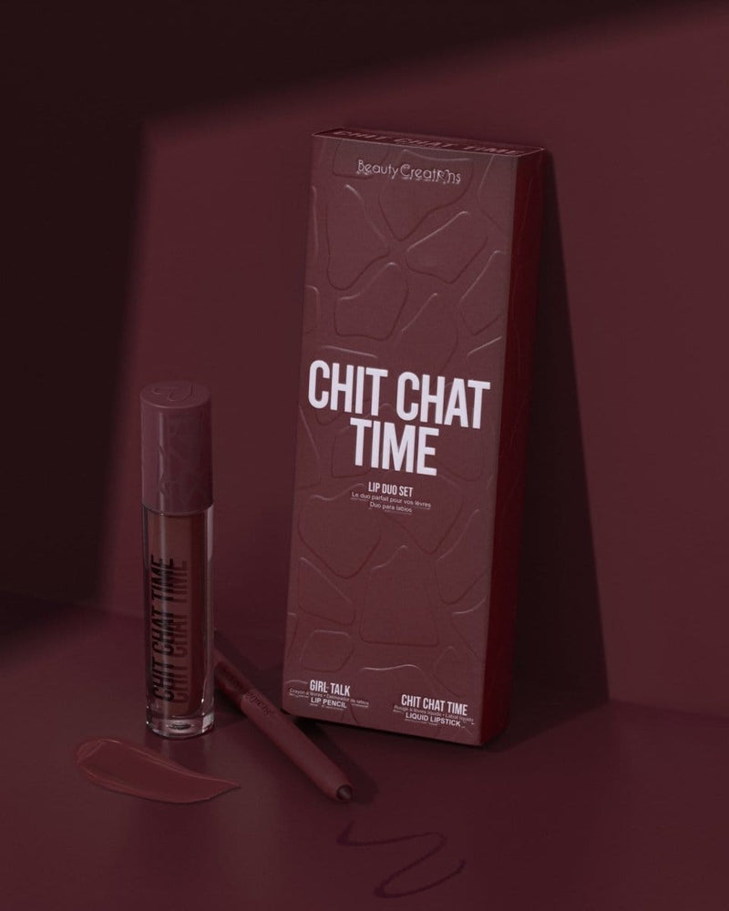 Chit Chat Time Dúo de labios Availabilippy Lip Kits | Beauty Creations