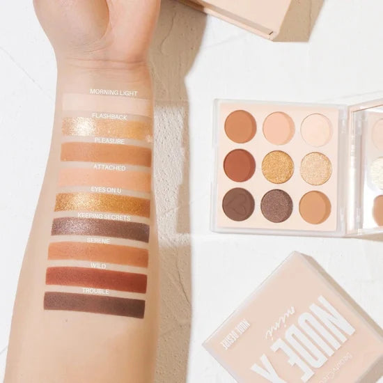 NUDE X MINI EYESHADOW PALETTE - BEAUTY CREATIONS