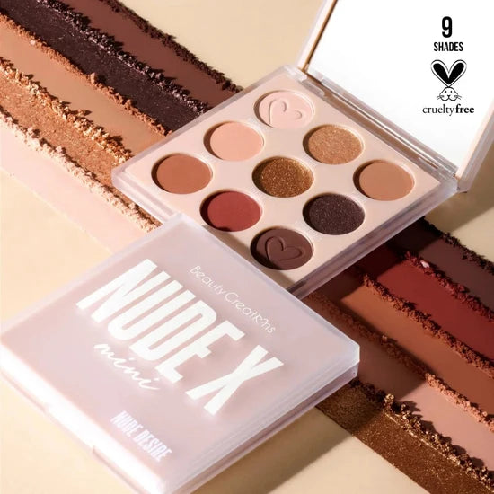 NUDE X MINI EYESHADOW PALETTE - BEAUTY CREATIONS