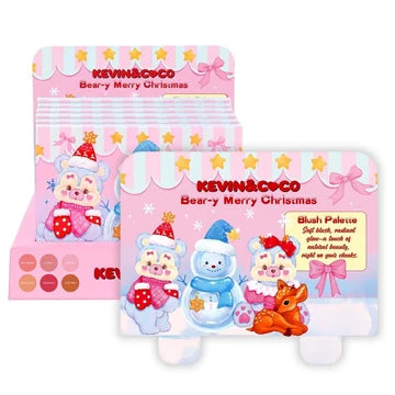 Paleta de Rubor Feliz Navidad Bear-y | Kevin & Coco