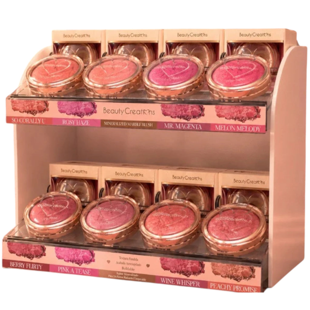 MINERALIZED MARBLE BLUSH - DISPLAY - BEAUTY CREATIONS