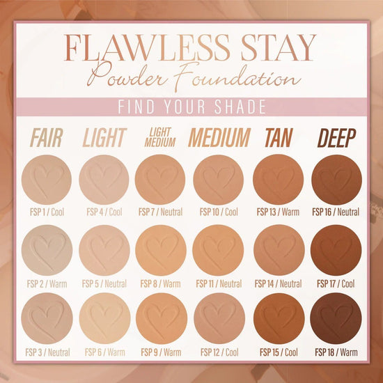 Flawless Stay - Base En Polvo - Powder Foundation | Beauty Creations