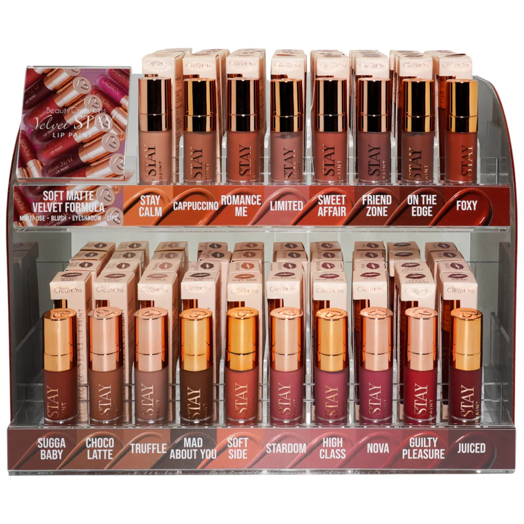***PREORDEN*** Exhibidor Velvet Stay PTD | Beauty Creations