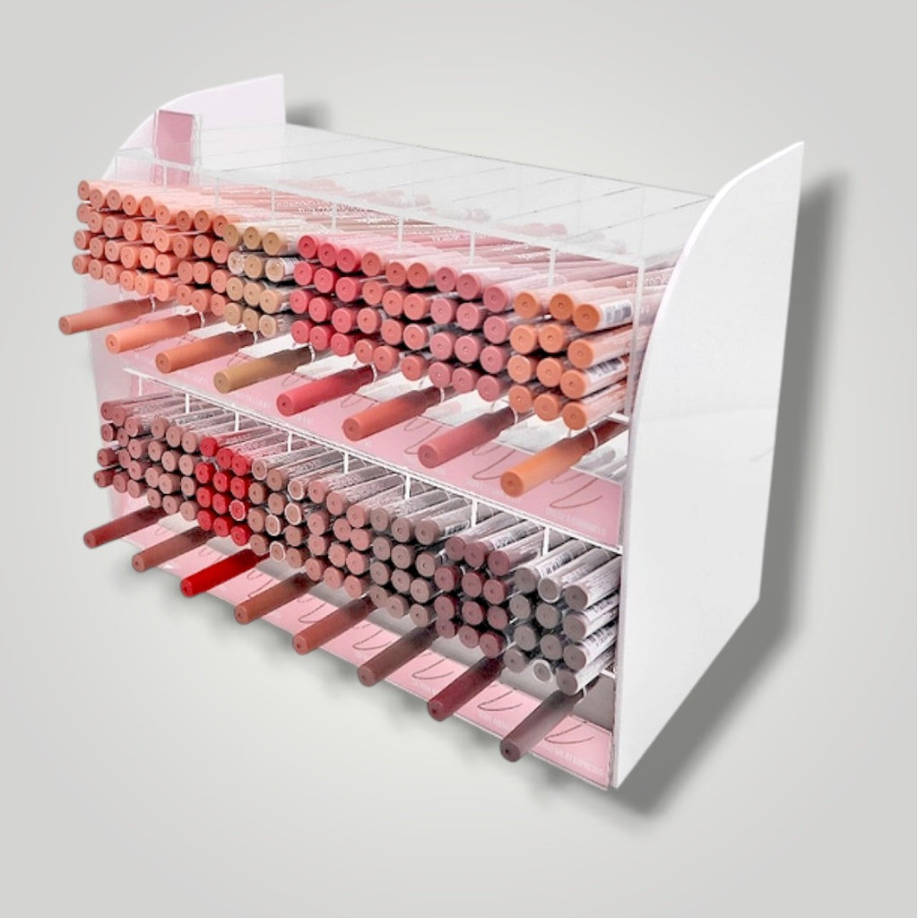 Wooden lip pencils display - Beauty Creations