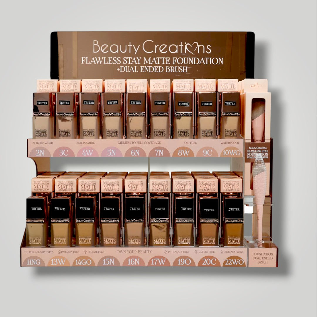 Flawless Stay Base Matte - Base Liquida Matte | Beauty Creations