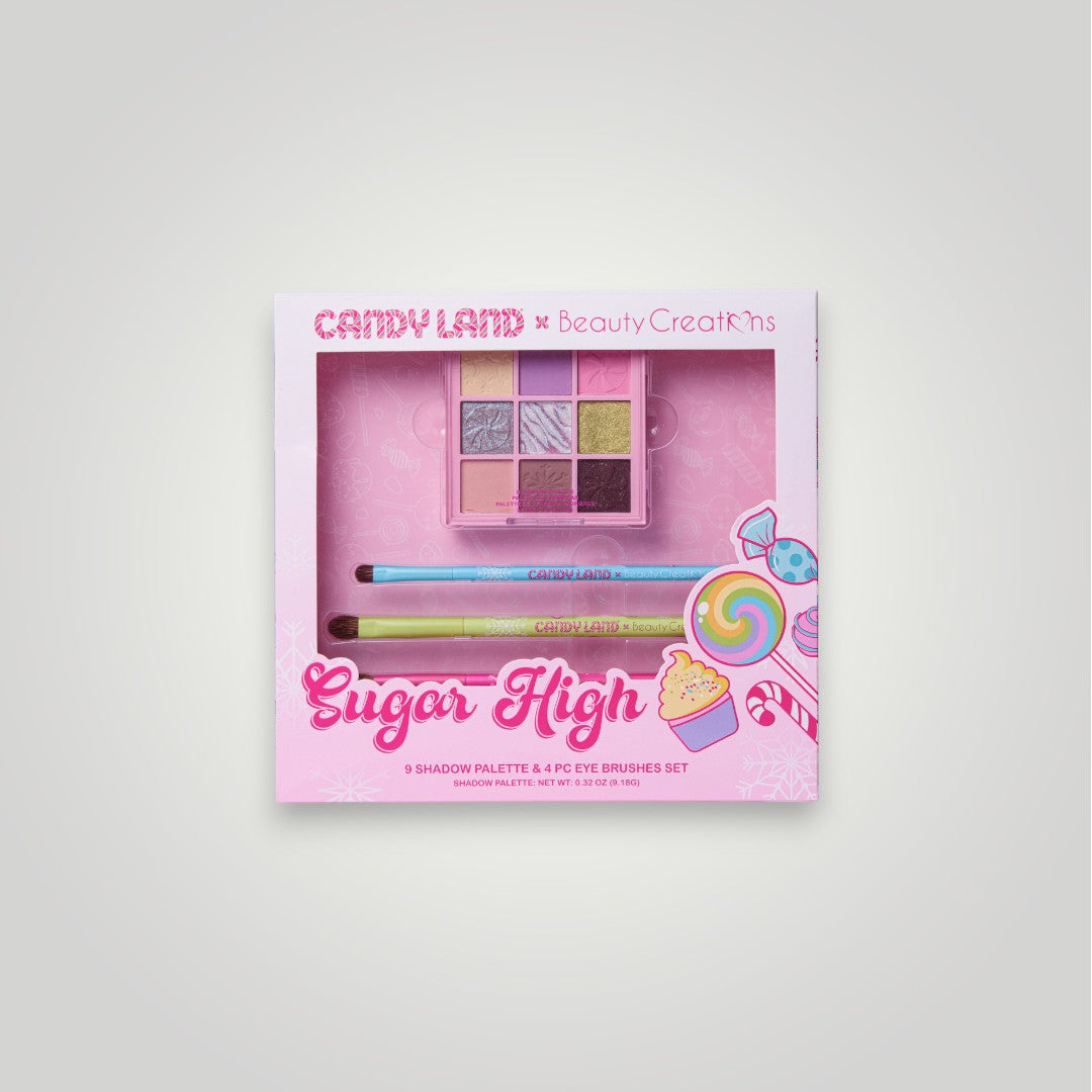 Candy Land - Paleta De Sombras + Borchas De Colección - Sugar High | Beauty Creations