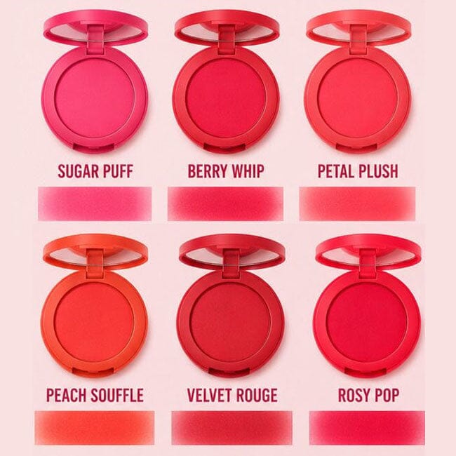 Blush Soufflé Mousse Blush 6 Shades Display - Prolux