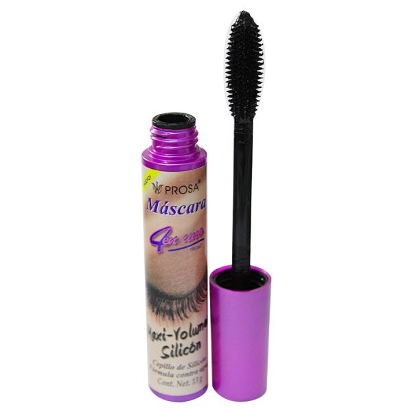 MASCARA DE PESTAÑAS  MAXI VOLUMEN  SILICON (6 PZAS) |  PROSA