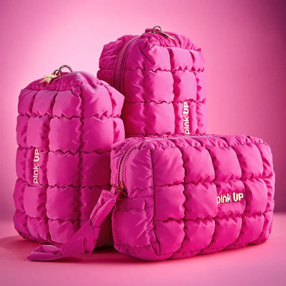 Cosmetiquera puffer pinky - PINK UP