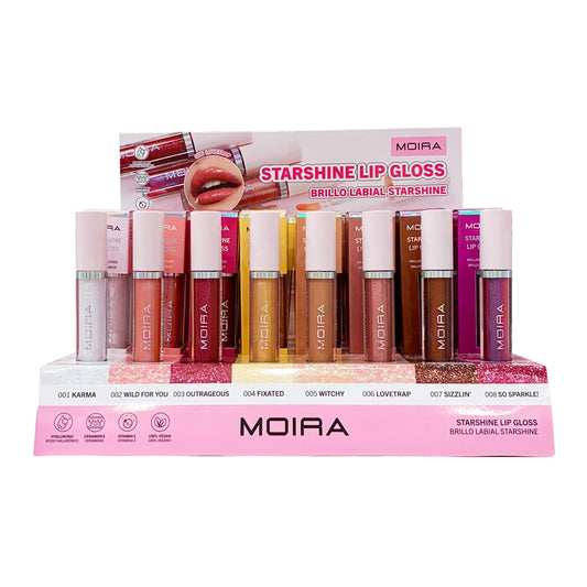 STARSHINE LIP GLOSS - GLOSS CON BRILLO DISPLAY | MOIRA