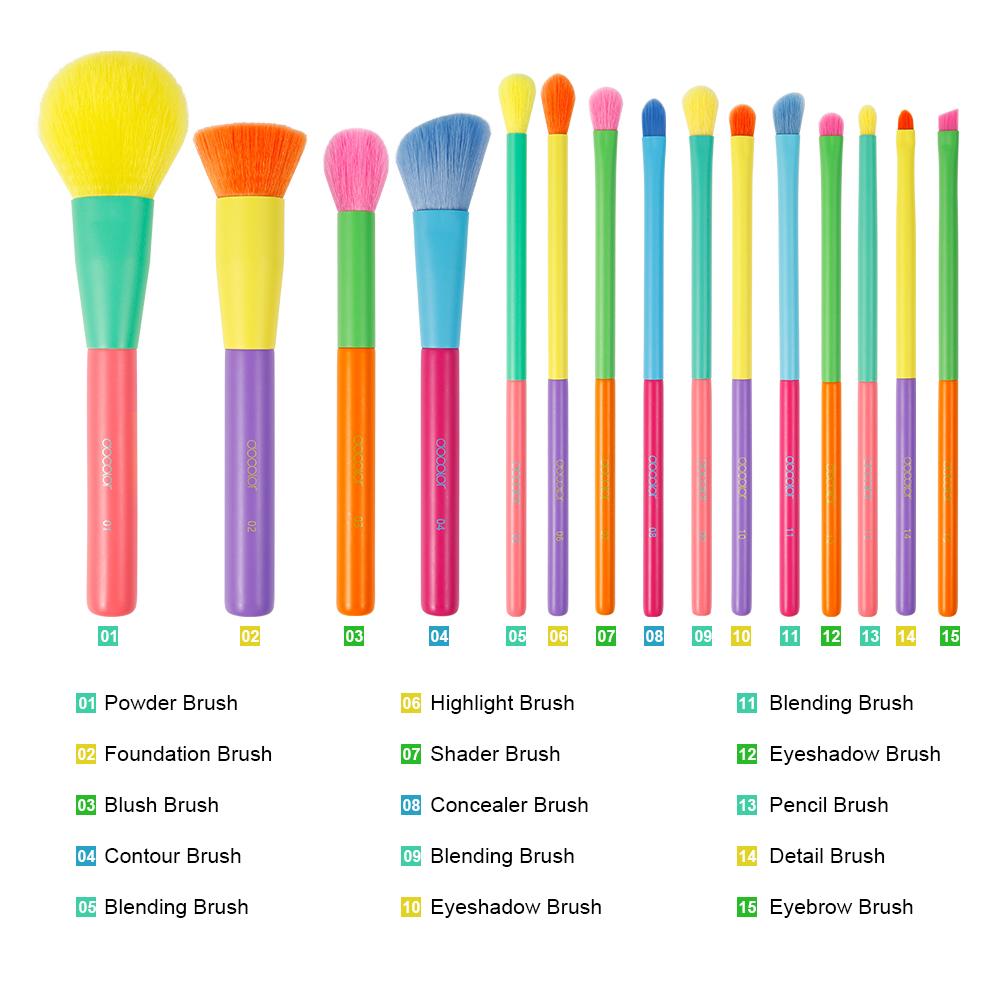 SET DE 15 BROCHAS - DREAM OF COLORS N1507 - DOCOLOR