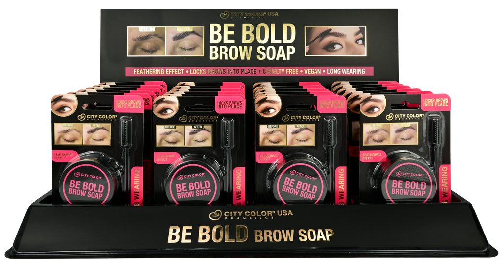 JABON PARA CEJAS BE BOLD BROW SOAP DISPLAY  | CITY COLOR