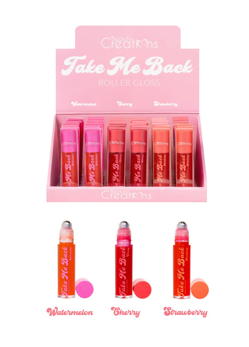 Take Me Back Roller Gloss Display - Gloss Roll On |  BEAUTY CREATIONS