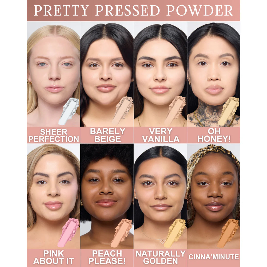 PRETTY PRESSED POWDER - POLVO FIJADOR COMPACTO | BEAUTY CREATIONS