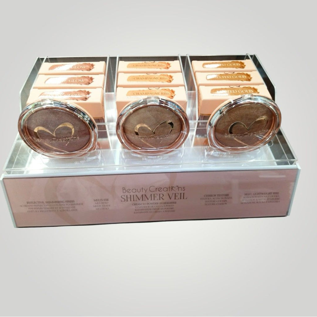FLAWLESS STAY ILUMINADOR VEIL PROTABLE - BEAUTY CREATIONS DISPLAY