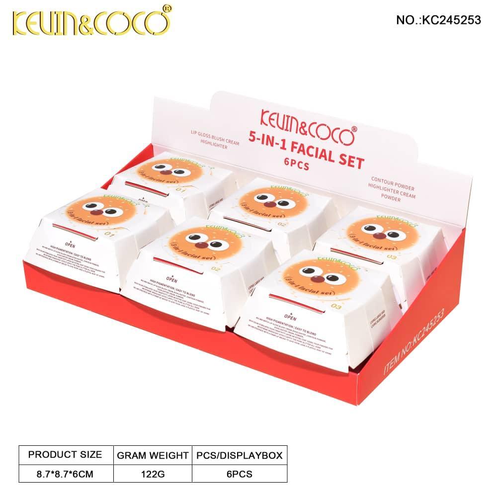 FACE PALETTE - 6 PIEZAS POR DISPLAY KC245253 | KEVIN & COCO