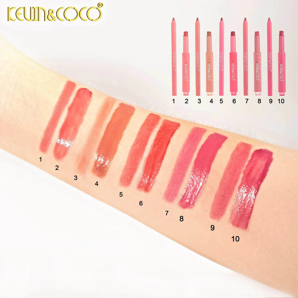 LIP LINER + LIPSTICK 24 PZAS KC1016 | KEVIN&COCO