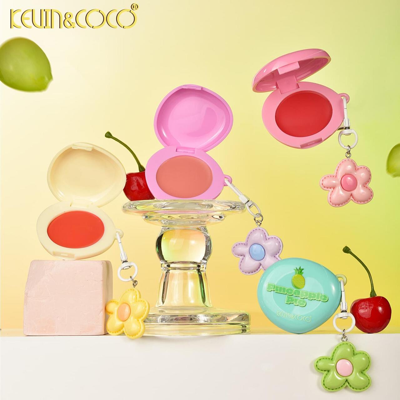 BLUSH & LIP BALM 24PC KC1007 | KEVIN&COCO