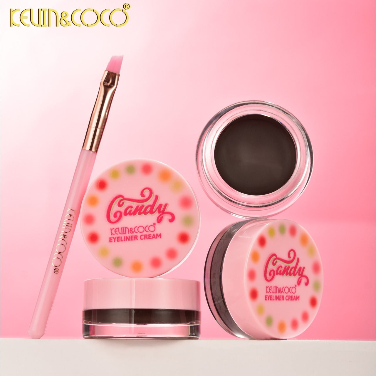 Candy Glow Dream Eyeliner Jelly Duo - Delineador en Crema KC1058 | Kevin & Coco
