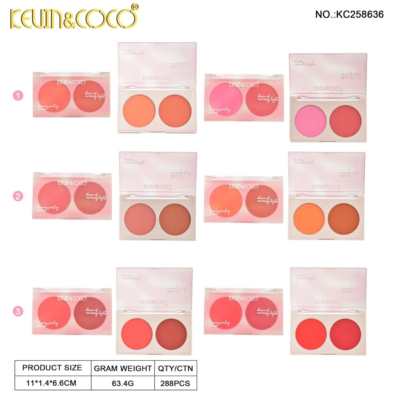 RUBOR CREMA KC258636 | KEVIN&COCO