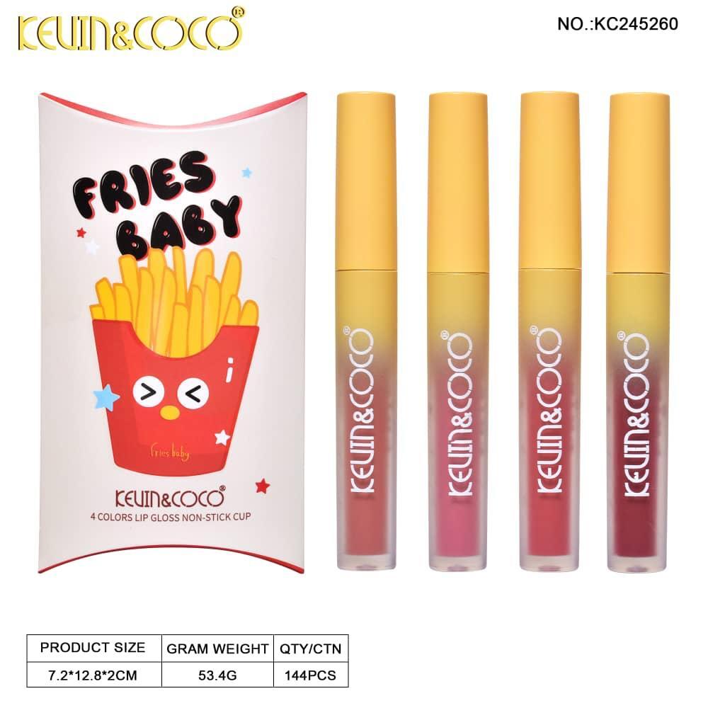 Fries & Chips Lipgloss Set KC245260 | Kevin & Coco