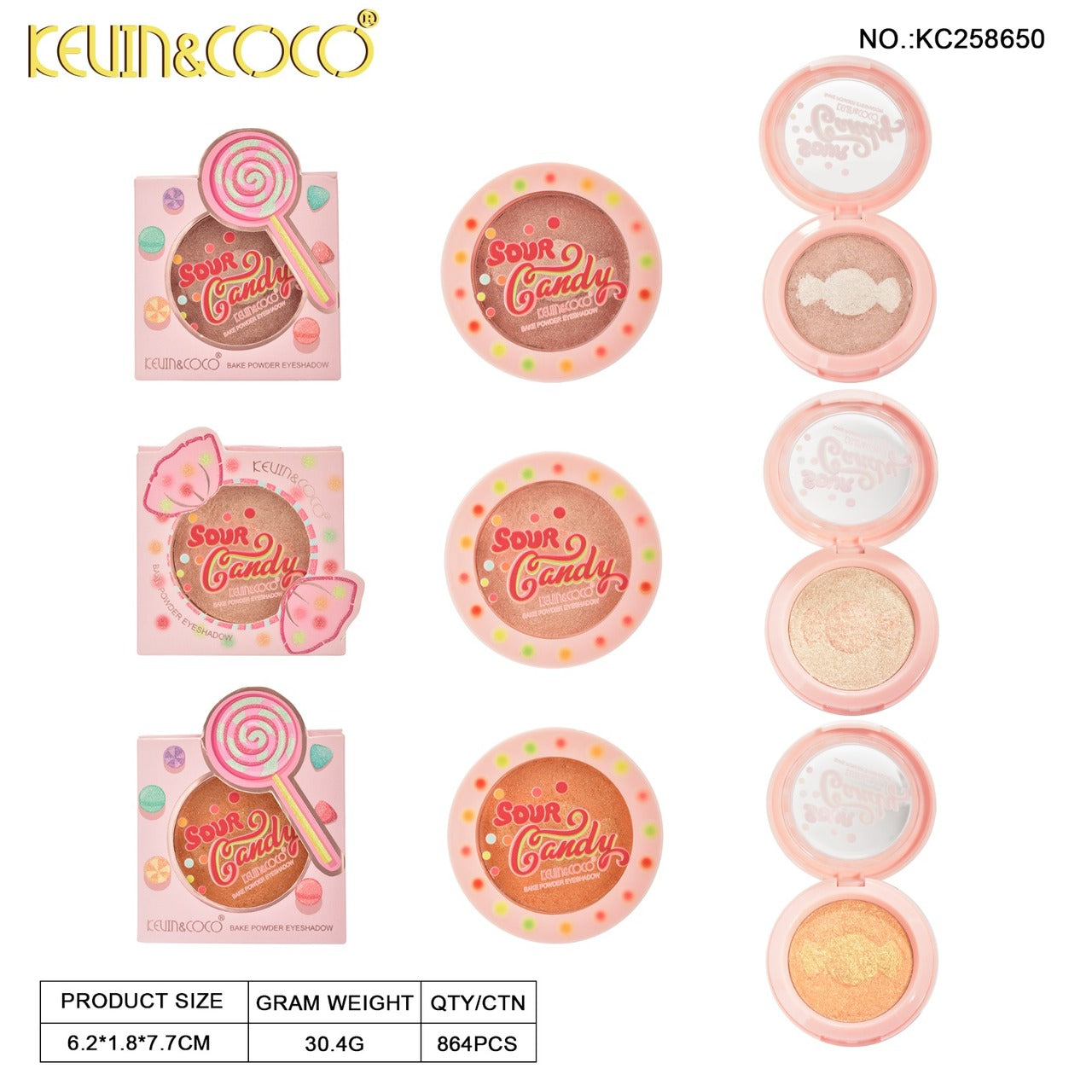 Sour Candy  Bake- Iluminador en Polvo KC 258650 | Kevin & coco