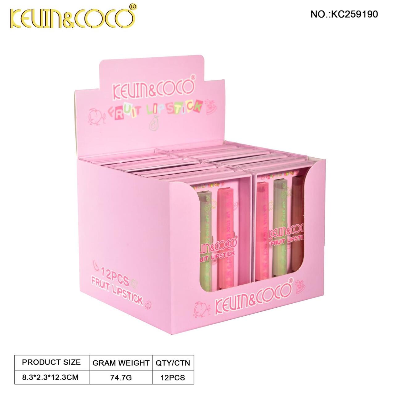 3PC LIPSET 12PC LIPSTICK KC259190 | KEVIN&COCO