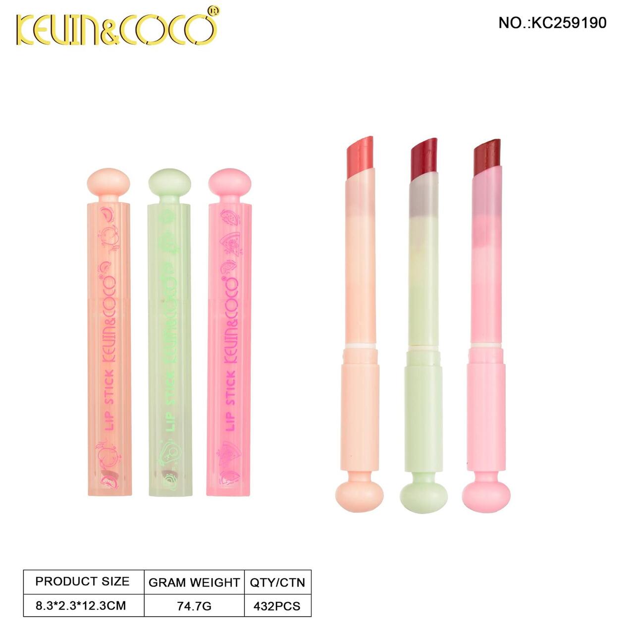 3PC LIPSET 12PC LIPSTICK KC259190 | KEVIN&COCO