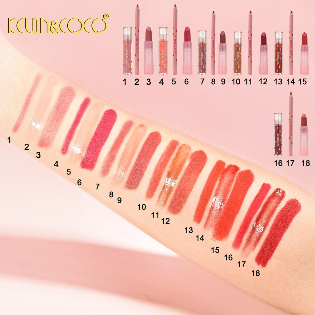 Set 3 piezas Lip Liner, Gloss & Stick KC28667 | Kevin & Coco