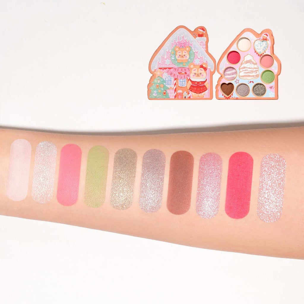 Gingerbread House Eyeshadow Palette DISPLAY | KEVIN & COCO