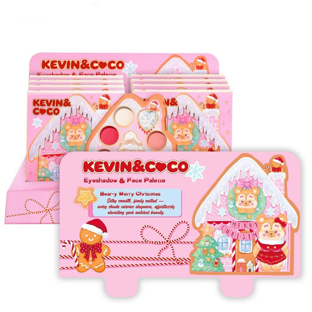 Gingerbread House Eyeshadow Palette DISPLAY | KEVIN & COCO