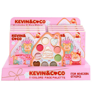 Gingerbread House Eyeshadow Palette DISPLAY | KEVIN & COCO