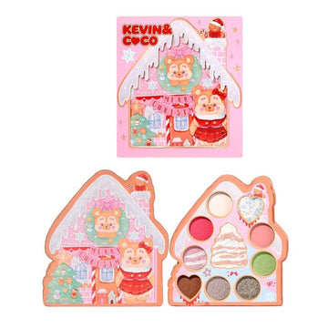 Gingerbread House Eyeshadow Palette DISPLAY | KEVIN & COCO