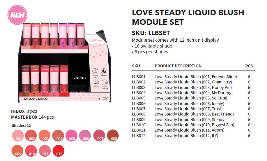 Love Steady Liquid Blush - Rubor Liquido | MOIRA