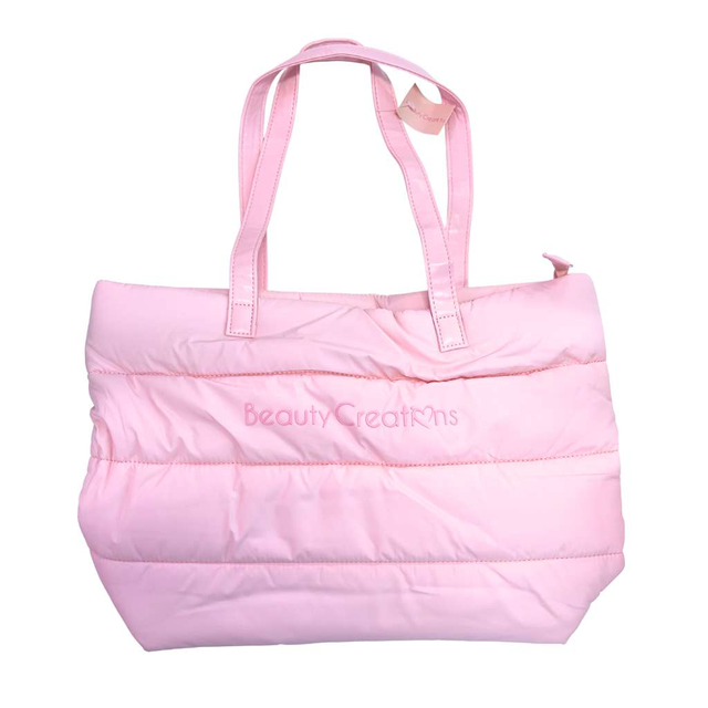PUFFER TOTE BAG PINK - BEAUTY CREATIONS