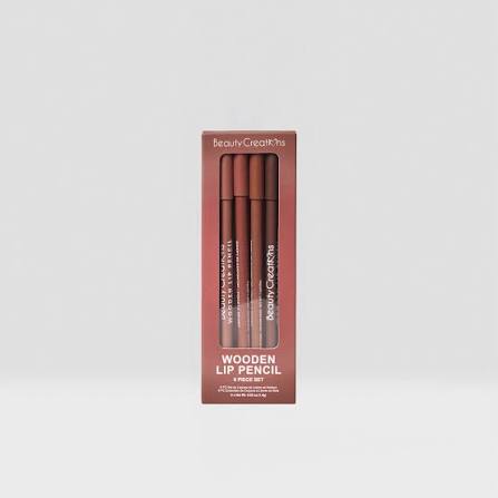 WOODEN SET - LAPIZ DELINEADOR DE LABIOS - BEAUTY CREATIONS
