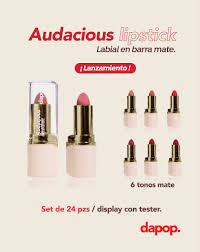 Audacious lipstick DISPLAY -  DAPOP