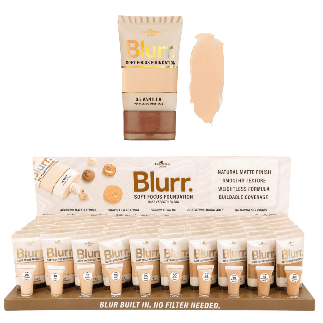 ***PREORDEN*** Blurr. Soft Focus Foundation Display - ITALIA DELUXE