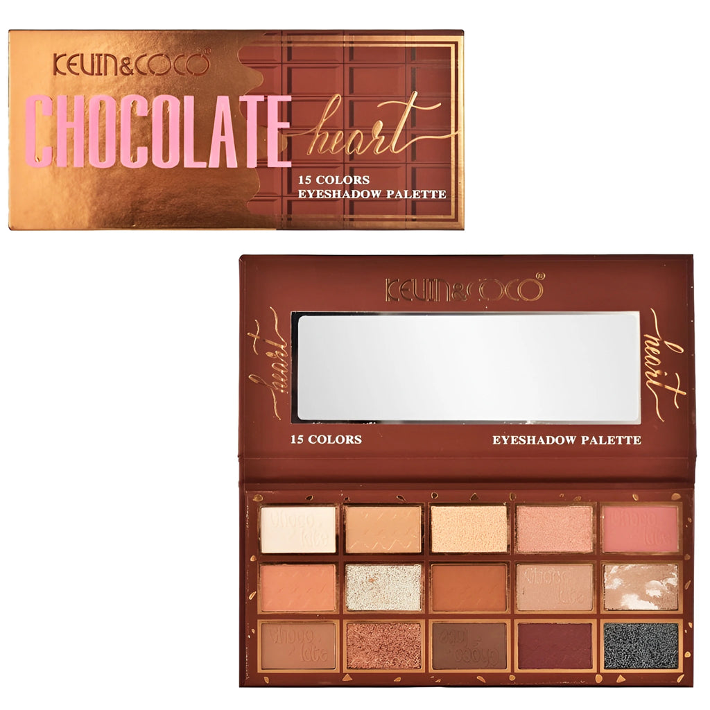 Paleta de Sombras de Ojos Chocolate Heart -KC1015 | Kevin & Coco