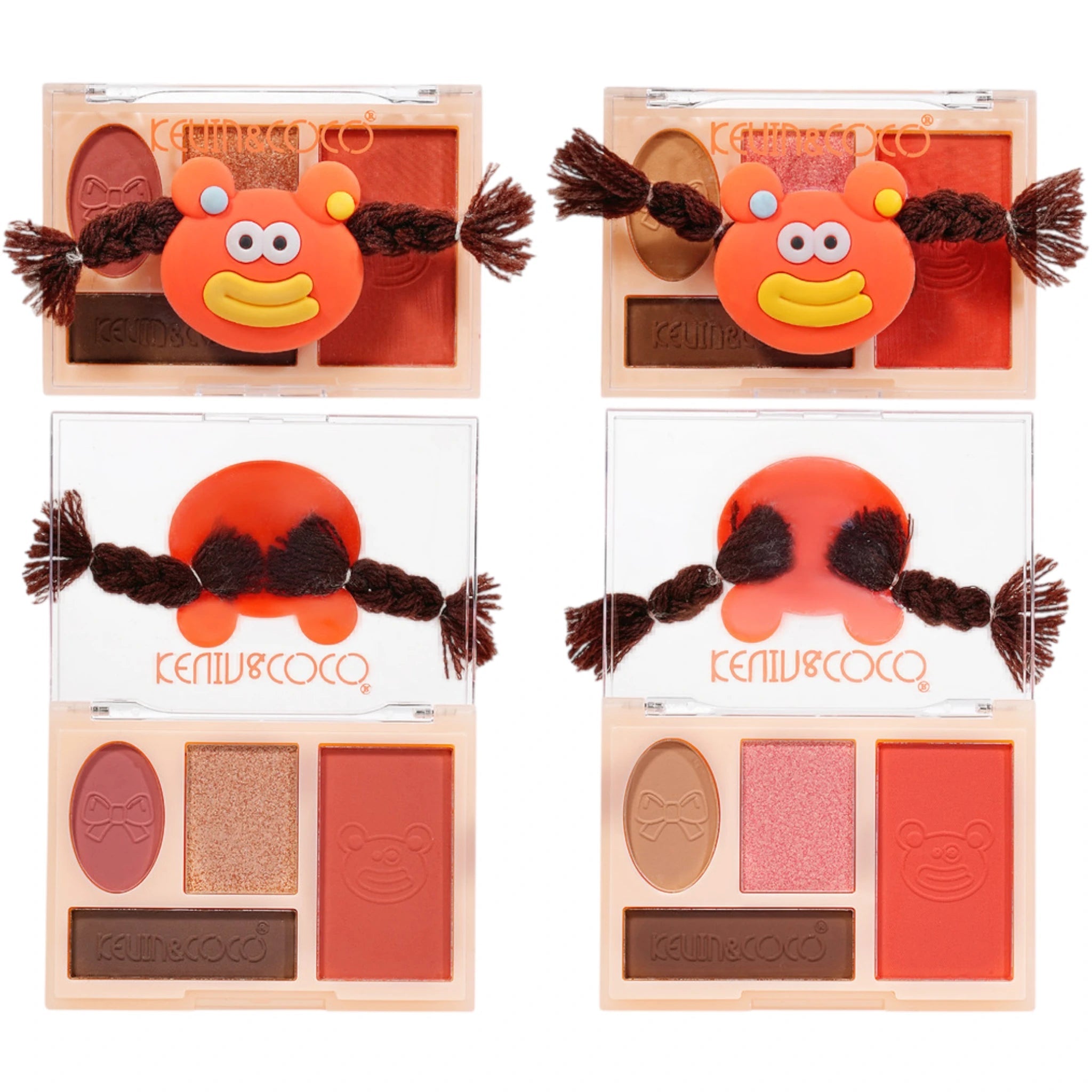 RAINBOW TWISTY BRAI RED DISPLAY  - KEVIN & COCO