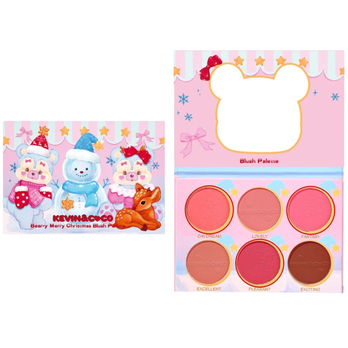 Paleta de Rubor Feliz Navidad Bear-y | Kevin & Coco